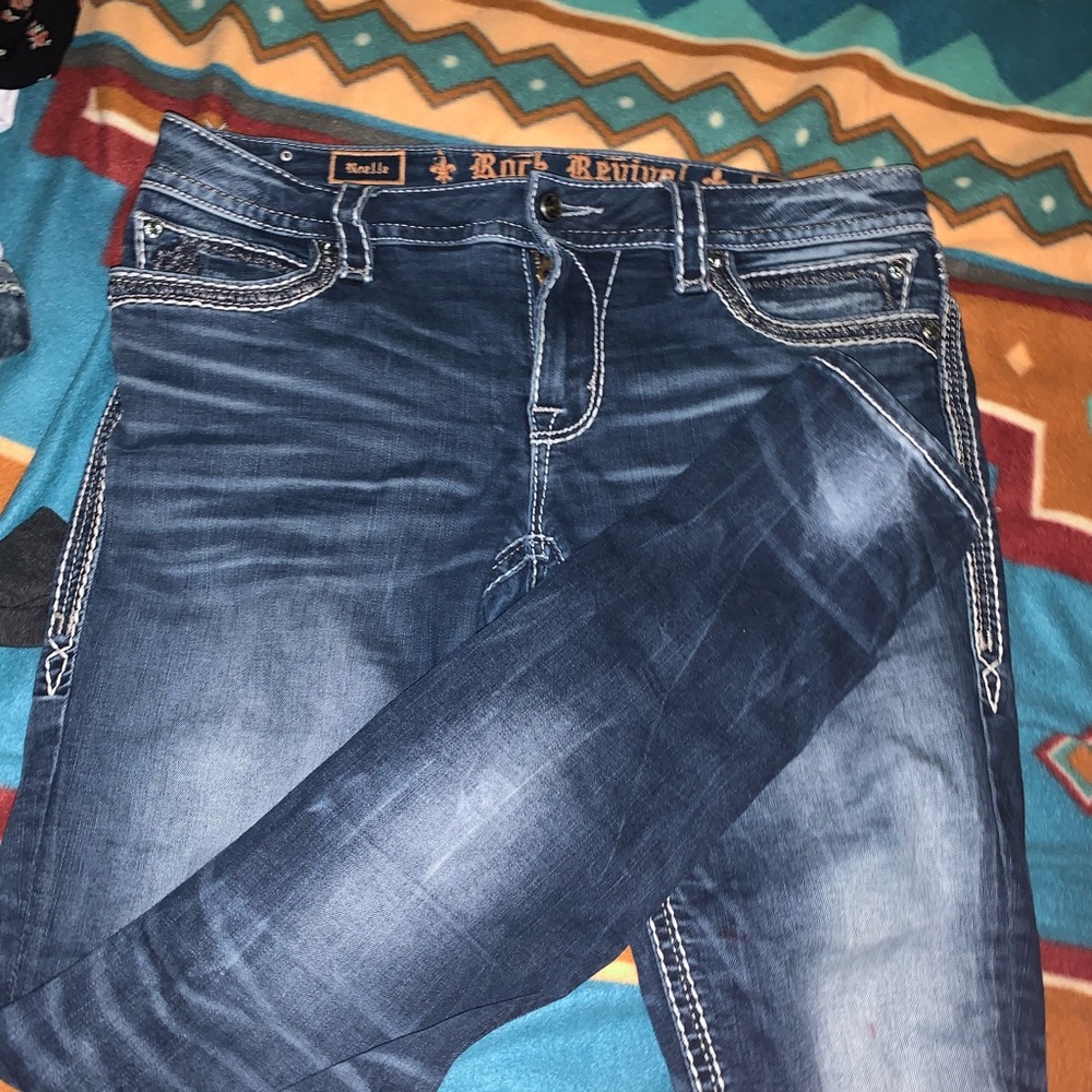 Women’s rock revival jeans